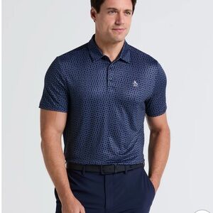 Original Penguin Men’s Blue Geo Polo Shirt